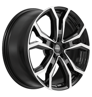 Dezent, TV dark, 9x20 ET42 5x112 57,1, black polished