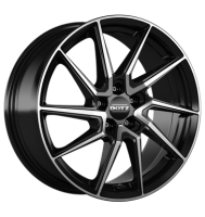 Dotz, Spa Dark, 7,5x17 ET48 5x114,3 71,6, black polished