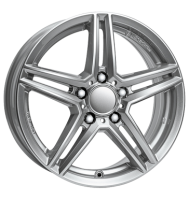 Rial, M10, 8,5x18 ET34,5 5x112 66,5, polar-silber
