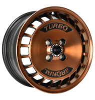 Ronal, R10 TURBO, 7x15 ET28 4x100 68, copper matt - front...